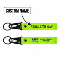 Thumbnail for Airbus A300F4-203 Hawk-Shaped Key Chains - Light Green - Cartoon - Personalized