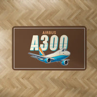 Thumbnail for Airbus A300F4-203 - Cartoon - Rectangle Carpet - Brown