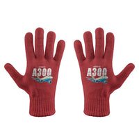 Thumbnail for Airbus A300F4-203 - Gloves - Full - Cartoon - Red