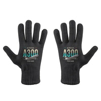 Thumbnail for Airbus A300F4-203 - Gloves - Full - Original + Name - Black