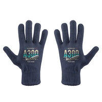 Thumbnail for Airbus A300F4-203 - Gloves - Full - Original + Name - Navy Blue