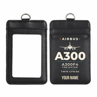 Thumbnail for Airbus A300F4-203 - Heritage - ID Card Holder - Black + Name
