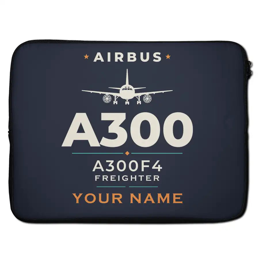 Airbus A300F4-203 - Heritage + Name - Laptop Sleeve
