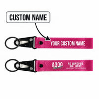 Thumbnail for Airbus A300F4-203 Hawk-Shaped Key Chains - Pink - Original - Personalized