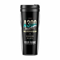 Thumbnail for Airbus A300F4-203 - Original + Name - Plastic (No Holder) - Black