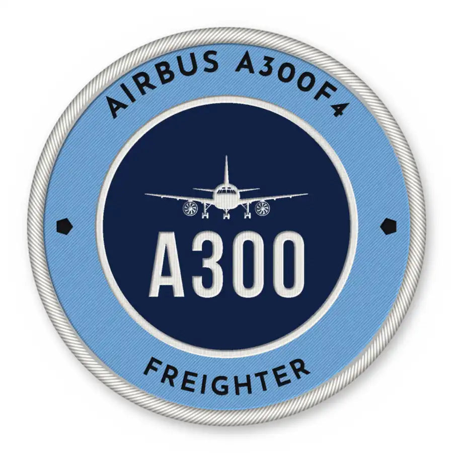 Airbus A300F4-203 Patches - Circle - Sky Navy