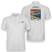 Thumbnail for Airbus A300F4-203 - Poster - Double-Side Polo - White