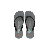 Thumbnail for Airbus A300F4-203 - Slippers - Flip Flops - Cartoon + Name - Gray