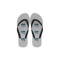 Thumbnail for Airbus A300F4-203 - Slippers - Flip Flops - Cartoon Pattern - Light Gray
