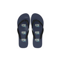Thumbnail for Airbus A300F4-203 - Slippers - Flip Flops - Cartoon Pattern - Navy Blue