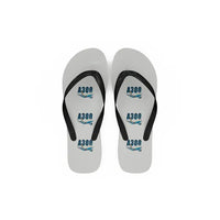 Thumbnail for Airbus A300F4-203 - Slippers - Flip Flops - Cartoon Pattern - White