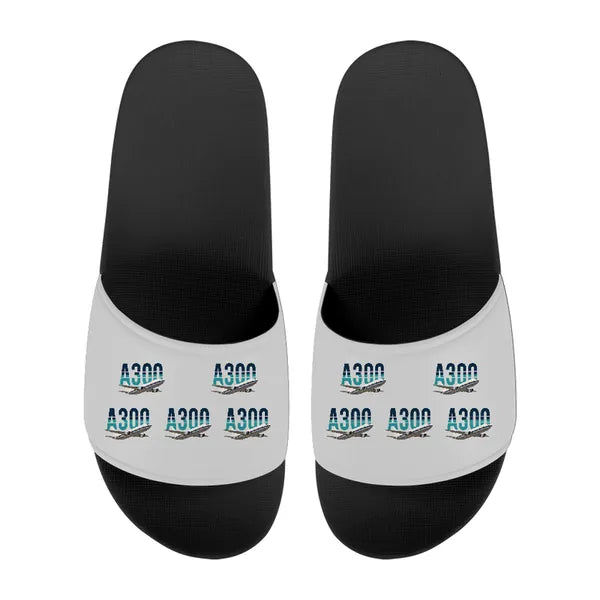 Airbus A300F4-203 - Slippers - Sport - Original Pattern - Light Gray
