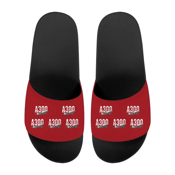 Airbus A300F4-203 - Slippers - Sport - Original Pattern - Red