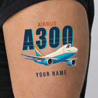 Thumbnail for Airbus A300F4-203 - Tattoo - Cartoon + Name - Man