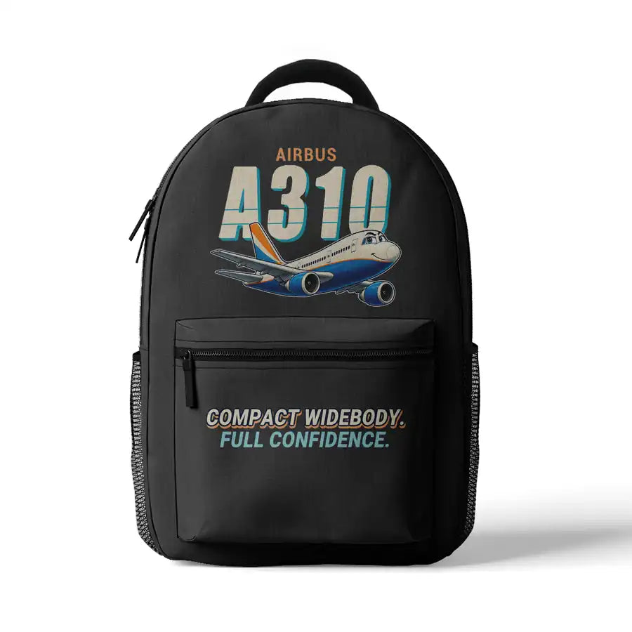 Airbus A310-200 - 3D Backpack - Cartoon - Gray