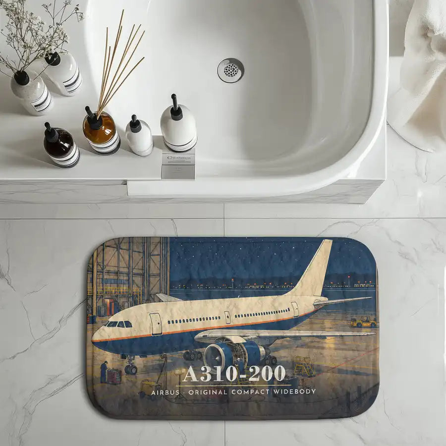Airbus A310-200 - 3D - Bath Mat