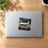 Thumbnail for Airbus A310-200 - 3D + Name - Square Sticker - MacBook