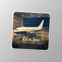 Thumbnail for Airbus A310-200 - 3D - Square Sticker - Close-up