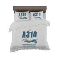 Thumbnail for Airbus A310-200 - Cartoon - Bedding Set - Light Gray