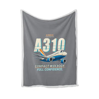 Thumbnail for Airbus A310-200 - Cartoon - Blanket - Gray