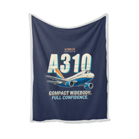 Thumbnail for Airbus A310-200 - Cartoon - Blanket - Navy Blue