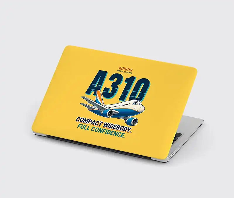 Airbus A310-200 - Cartoon - MacBook Case - Yellow