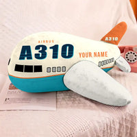 Thumbnail for Airbus A310-200 - Cartoon + Name - Airplane Pillow