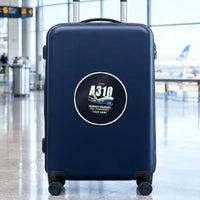 Thumbnail for Airbus A310-200 - Cartoon + Name - Circle Sticker - Suitcase