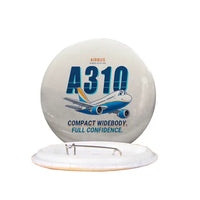 Thumbnail for Airbus A310-200 - Cartoon - Pin - Beige