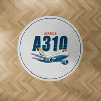 Thumbnail for Airbus A310-200 - Cartoon - Round Carpet - Light Gray