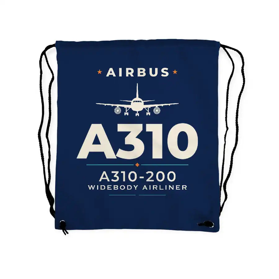 Airbus A310-200 - Drawstring Bag - Heritage - Dark Blue