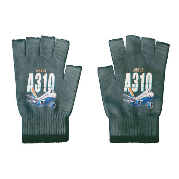 Airbus A310-200 - Gloves - Cut - Cartoon - Dark Green