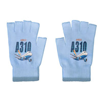 Thumbnail for Airbus A310-200 - Gloves - Cut - Cartoon - Light Blue