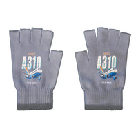 Thumbnail for Airbus A310-200 - Gloves - Cut - Cartoon + Name - Gray