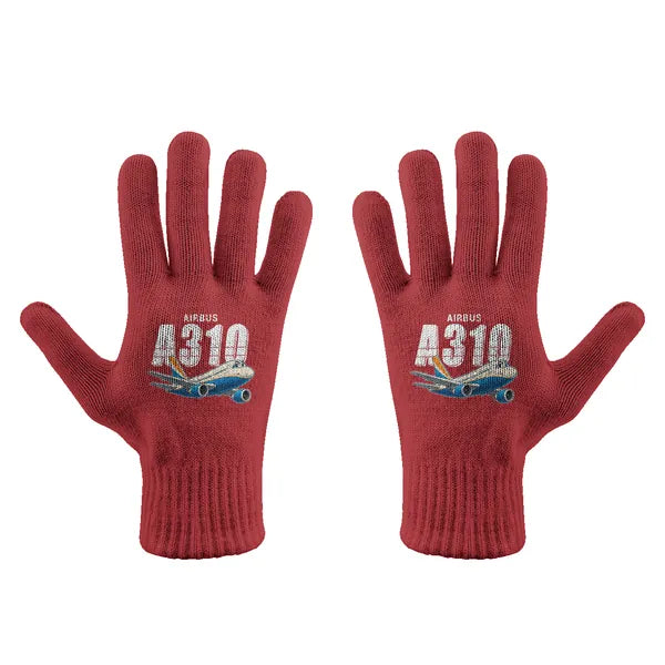 Airbus A310-200 - Gloves - Full - Cartoon - Red