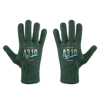 Thumbnail for Airbus A310-200 - Gloves - Full - Original + Name - Dark Green