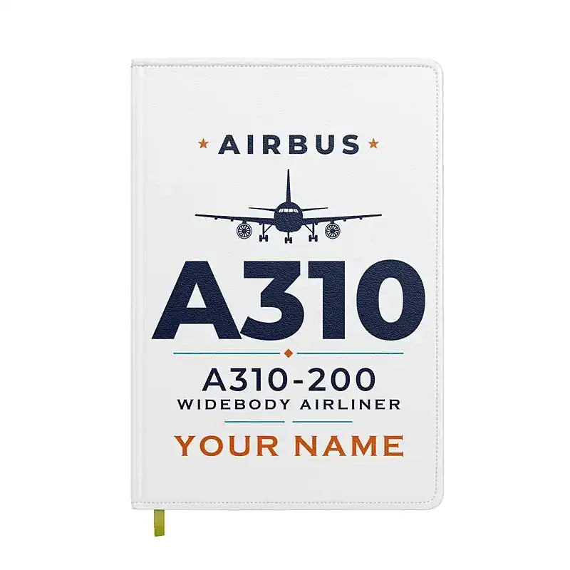 Airbus A310-200 - Heritage + Name - Notebook - White