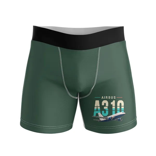 Airbus A310-200 - Men Boxers - Original - Dark Green