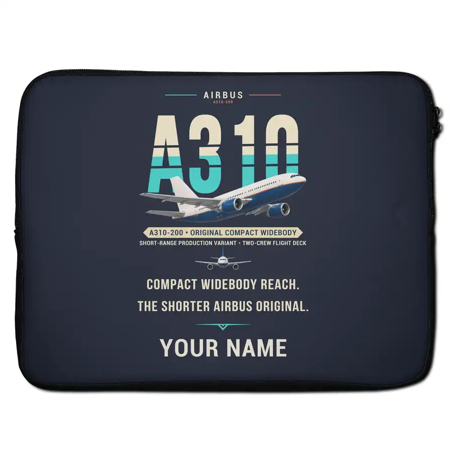 Airbus A310-200 - Original + Name - Laptop Sleeve