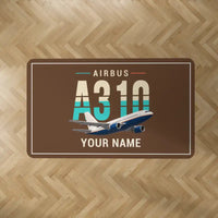 Thumbnail for Airbus A310-200 - Original + Name - Rectangle Carpet - Brown