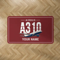 Thumbnail for Airbus A310-200 - Original + Name - Rectangle Carpet - Dark Red