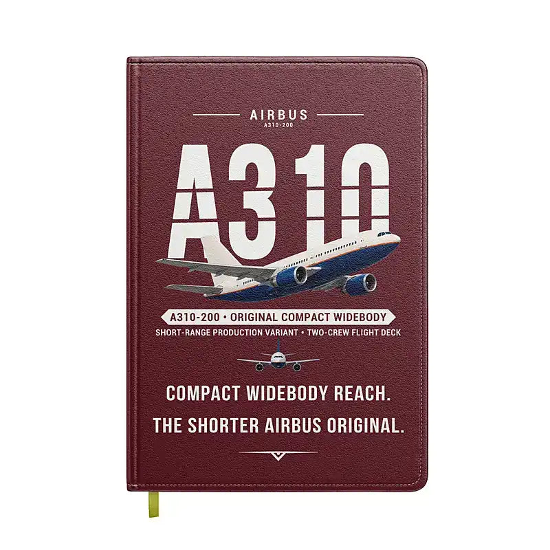 Airbus A310-200 - Original - Notebook - Dark Red