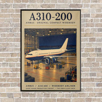 Thumbnail for Airbus A310-200 - Poster - Canvas Framed - Beige