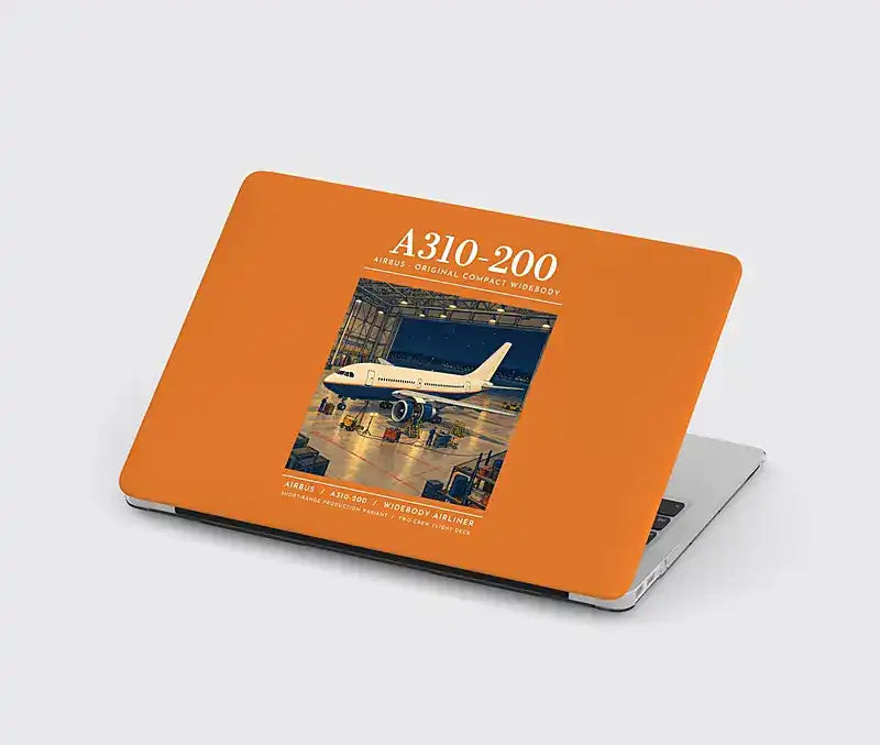 Airbus A310-200 - Poster - MacBook Case - Orange
