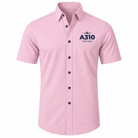 Thumbnail for Airbus A310-200 - Short Sleeve Shirt - Heritage - Pink