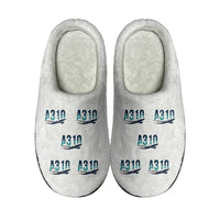 Thumbnail for Airbus A310-200 - Slippers - Cotton - Original Pattern - White