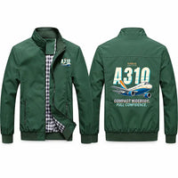 Thumbnail for Airbus A310-200 Stylish Jackets - Stand Collar - Cartoon - Green