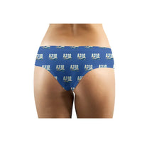 Thumbnail for Airbus A310-200 - Women Panties - Cartoon Pattern - Blue - Back