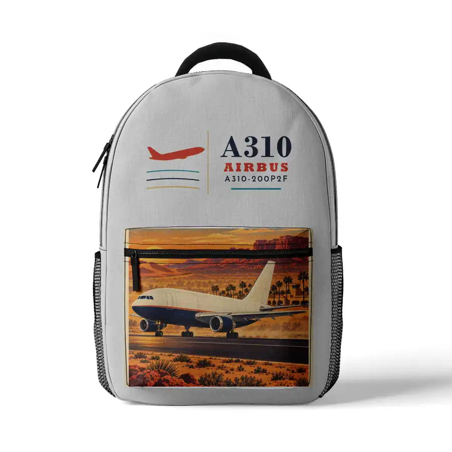 Airbus A310-200P2F - 3D Backpack - White
