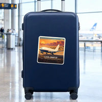 Thumbnail for Airbus A310-200P2F - 3D - Square Sticker - Suitcase
